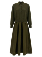 Polo Ralph Lauren Bicolor Wool Long Dress