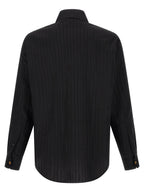 Versace Black Cotton Blouse