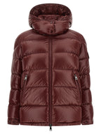 Moncler Bordeaux Polyamide Full-Length Jacket