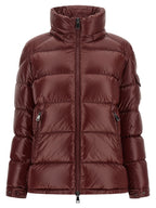Moncler Bordeaux Polyamide Full-Length Jacket