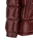 Moncler Bordeaux Polyamide Full-Length Jacket