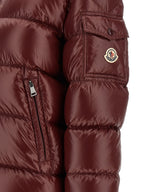 Moncler Bordeaux Polyamide Full-Length Jacket