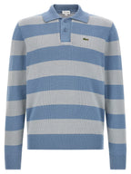 Lacoste Blue Cotton Polo Shirt