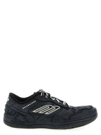 Balenciaga Black Calfskin Athletic Sneakers