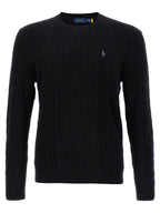 Polo Ralph Lauren Black Wool Cardigan