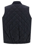 Prada Blue Recycled Polyamide Sleeveless Jacket