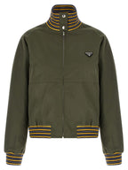 Prada Bicolor Polyester Bomber