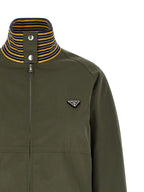 Prada Bicolor Polyester Bomber