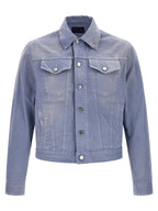 Prada Blue Cotton Denim Jacket