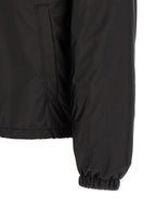 Prada Black Recycled Polyamide Full-Length Jacket