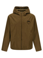 Prada Bicolor Polyamide Shell Jacket