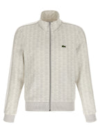 Lacoste Gray Polyester Sweatshirt