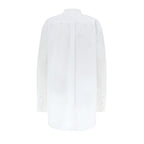 Gucci White Cotton Blouse